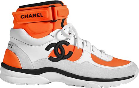 chanel high top sneakers ss18|authentic chanel sneakers.